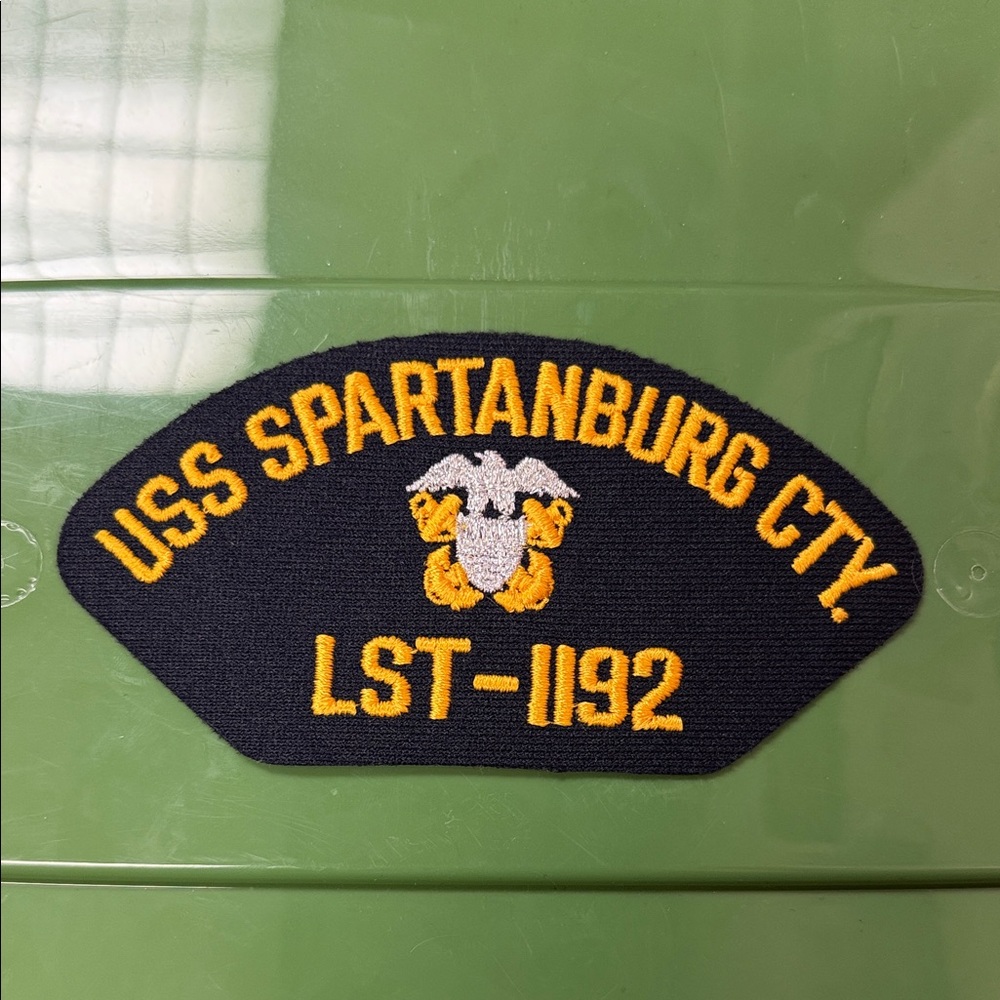 USS Spartanburg County embroidered naval Patch